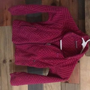 Girls xs (4-5) Columbia Zip up Fleece